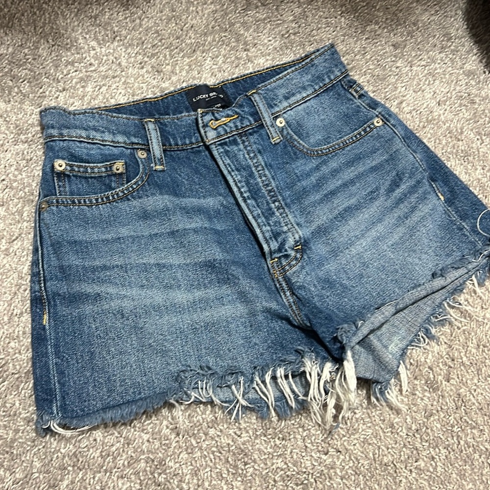 Lucky Brand Mom High Rise Shorts 4/27
